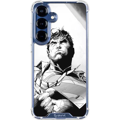 DC Comics Superman Unchained #1 SD Comic Con Variant Cover New 52 Art by Jim Lee Galaxy S25 Clear Case